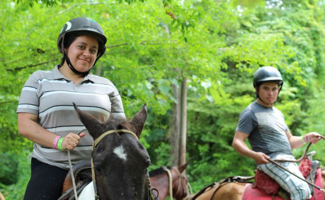 Cabalgata ecológica. 